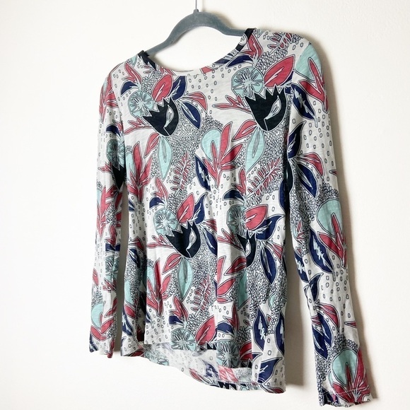 STATESIDE • Women’s Supima Cotton Printed Long Sleeve Top Size Medium - Picture 4 of 7